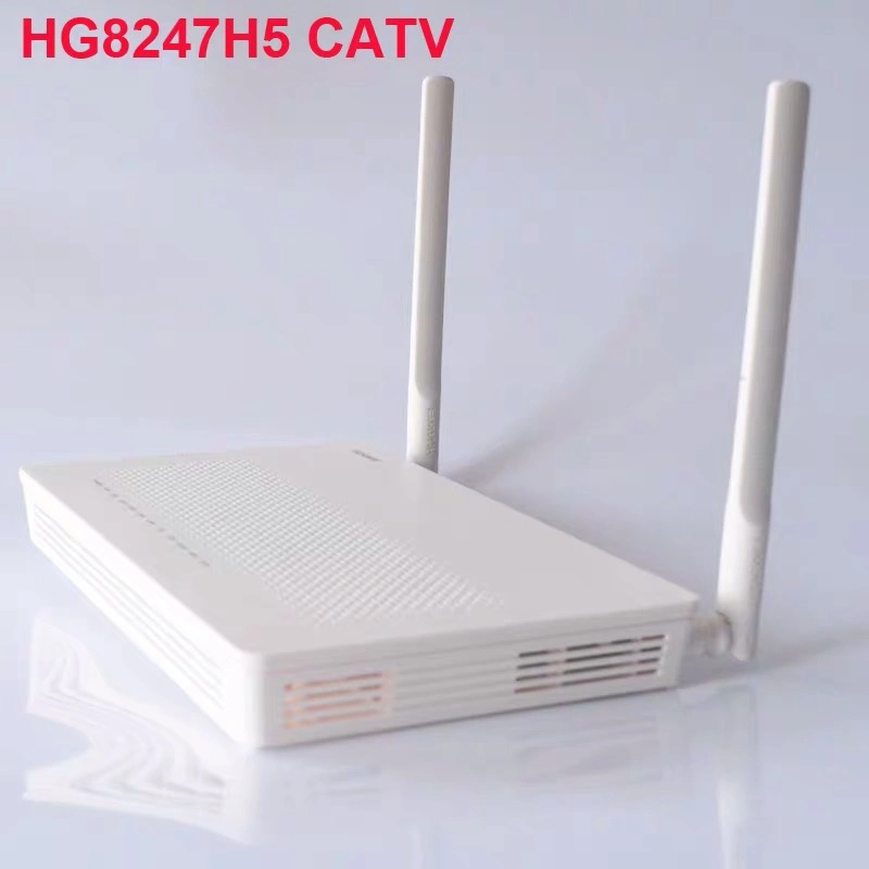 Supplier 5dBi Antenna Xpon 4ge Pot Con Gpon Ont ONU Hg 8247h5 CATV Hg8247h5